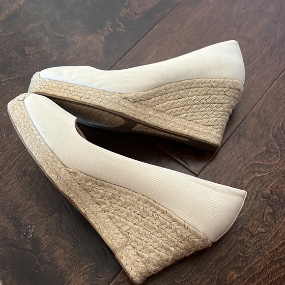J. Crew Seville espadrille wedges 8.5 tan - Picture 9 of 11